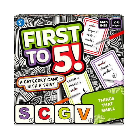First to 5! - Lightning-Fast Category Challenge Game