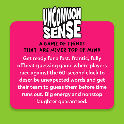 Uncommon Sense