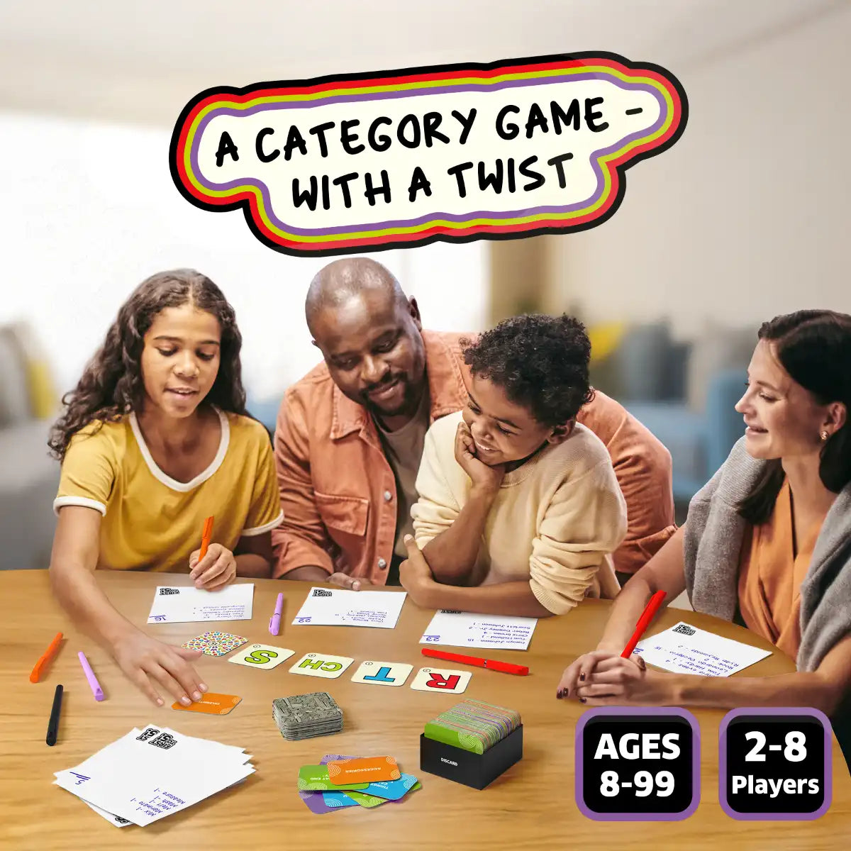 First to 5! - Lightning-Fast Category Challenge Game