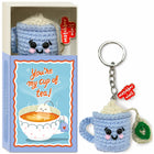 Matchbox Minis – Teacup Crochet Keychain