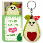 Matchbox Minis - Avocado Crochet Keychain