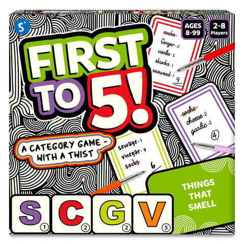 First to 5! - Lightning-Fast Category Challenge Game