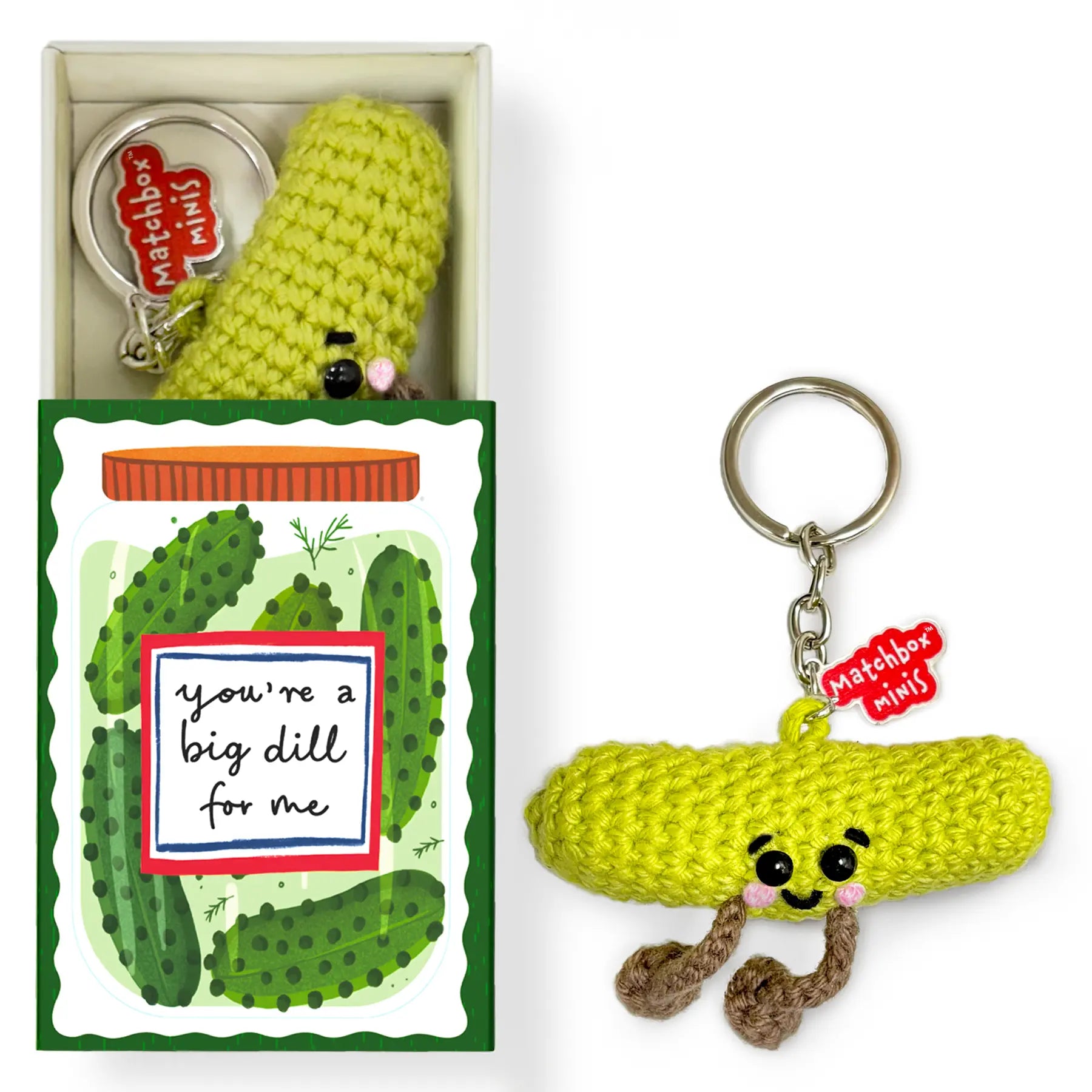 Matchbox Minis- Dill (Pickle) Keychain