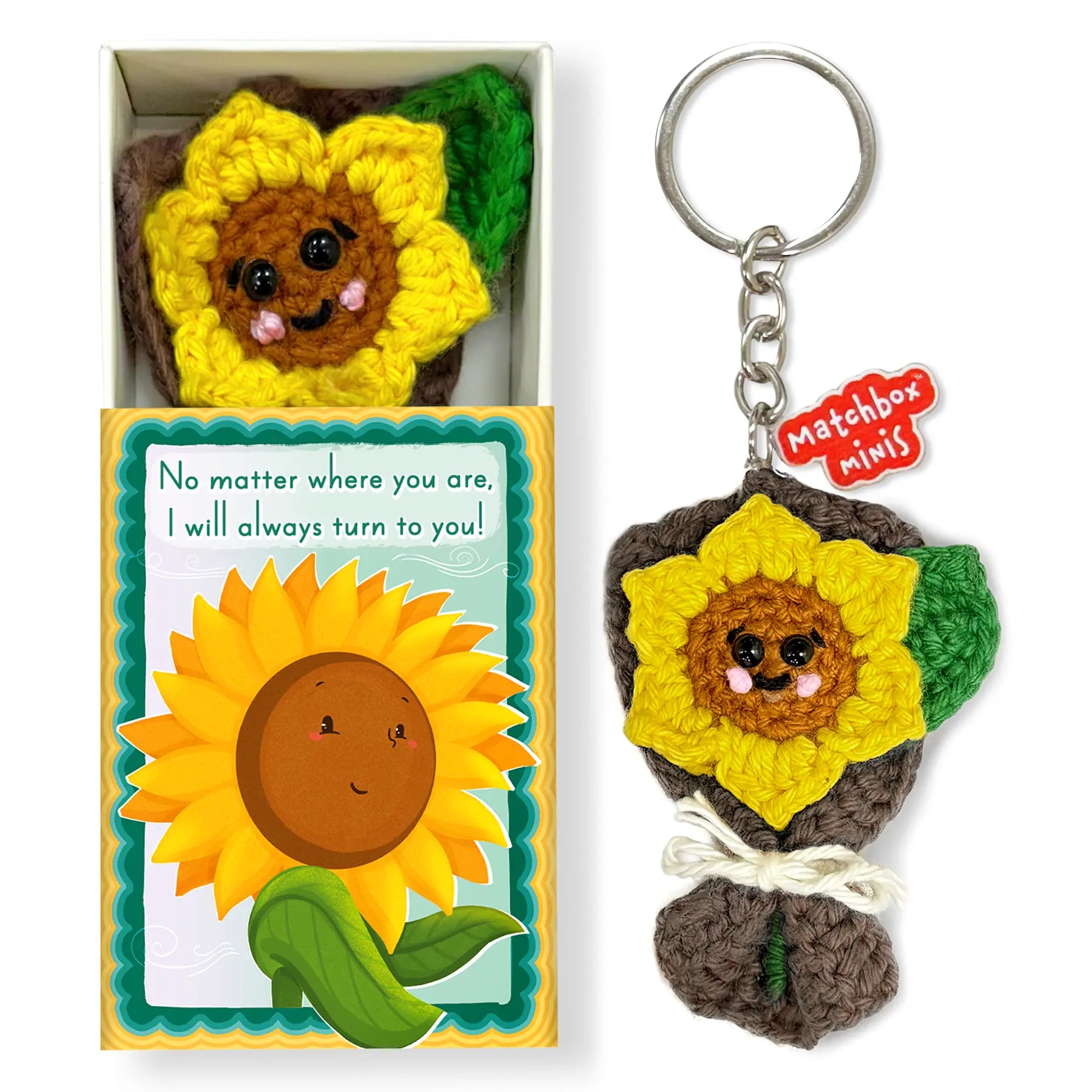 Matchbox Minis – Sunflower Keychain