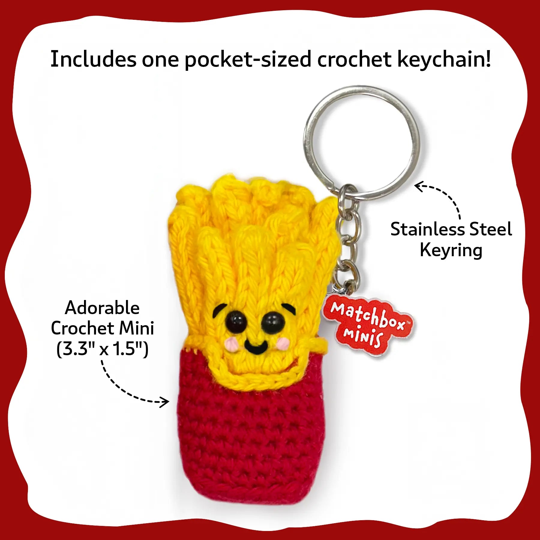 Matchbox Minis - French Fries Keychain