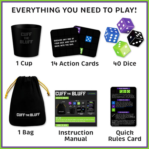 Cuff the Bluff - The Ultimate Deception & Dice Game