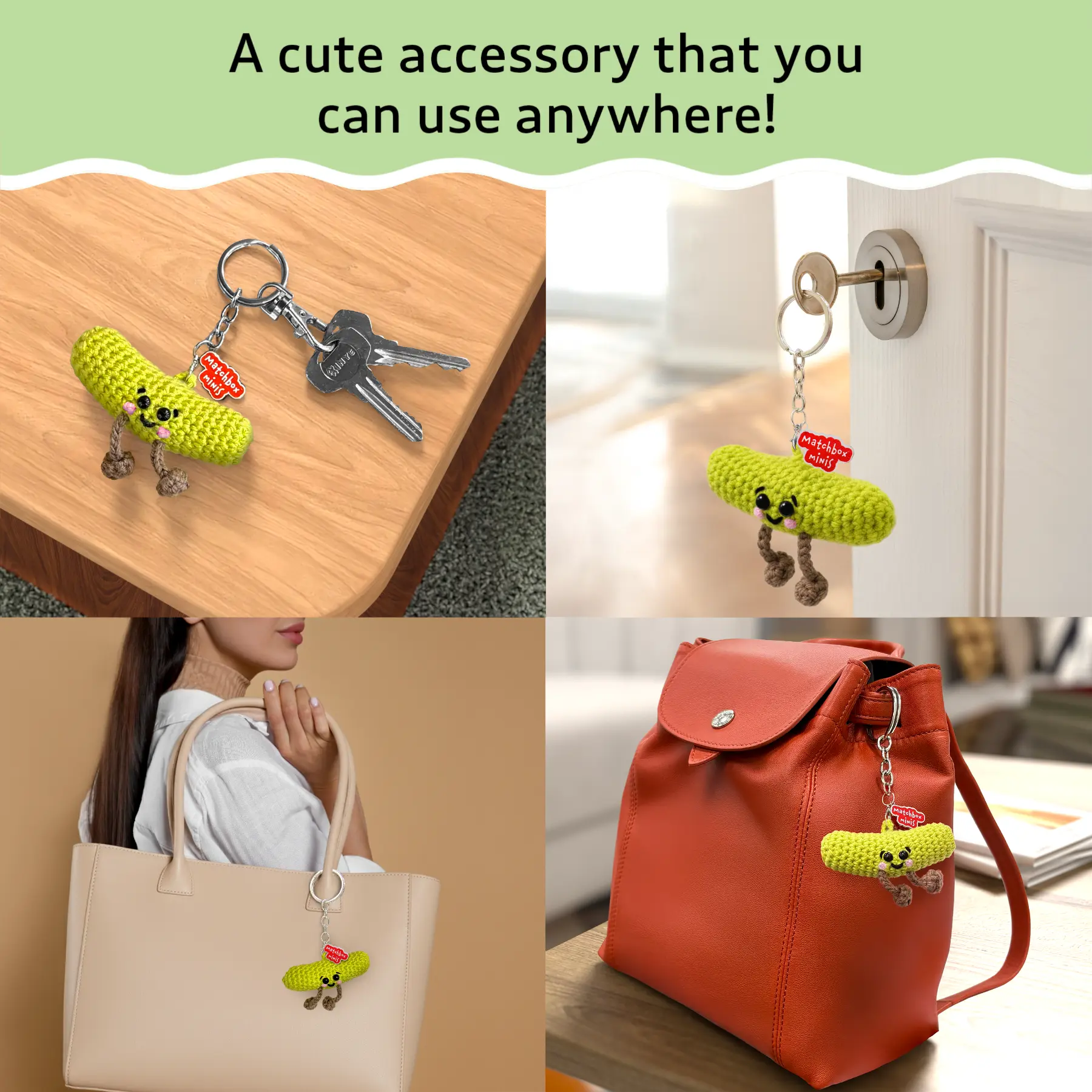 Matchbox Minis- Dill (Pickle) Keychain