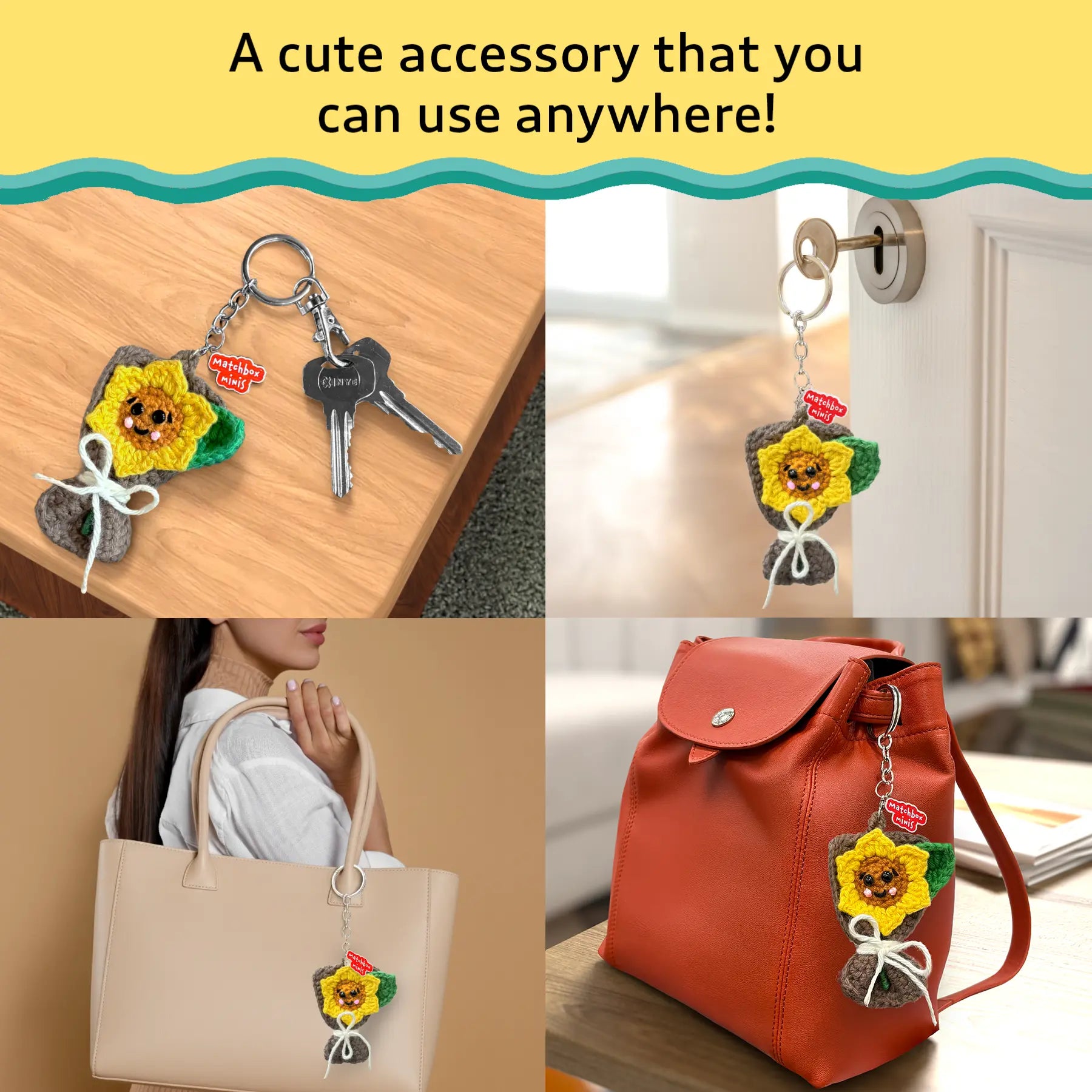 Matchbox Minis – Sunflower Keychain