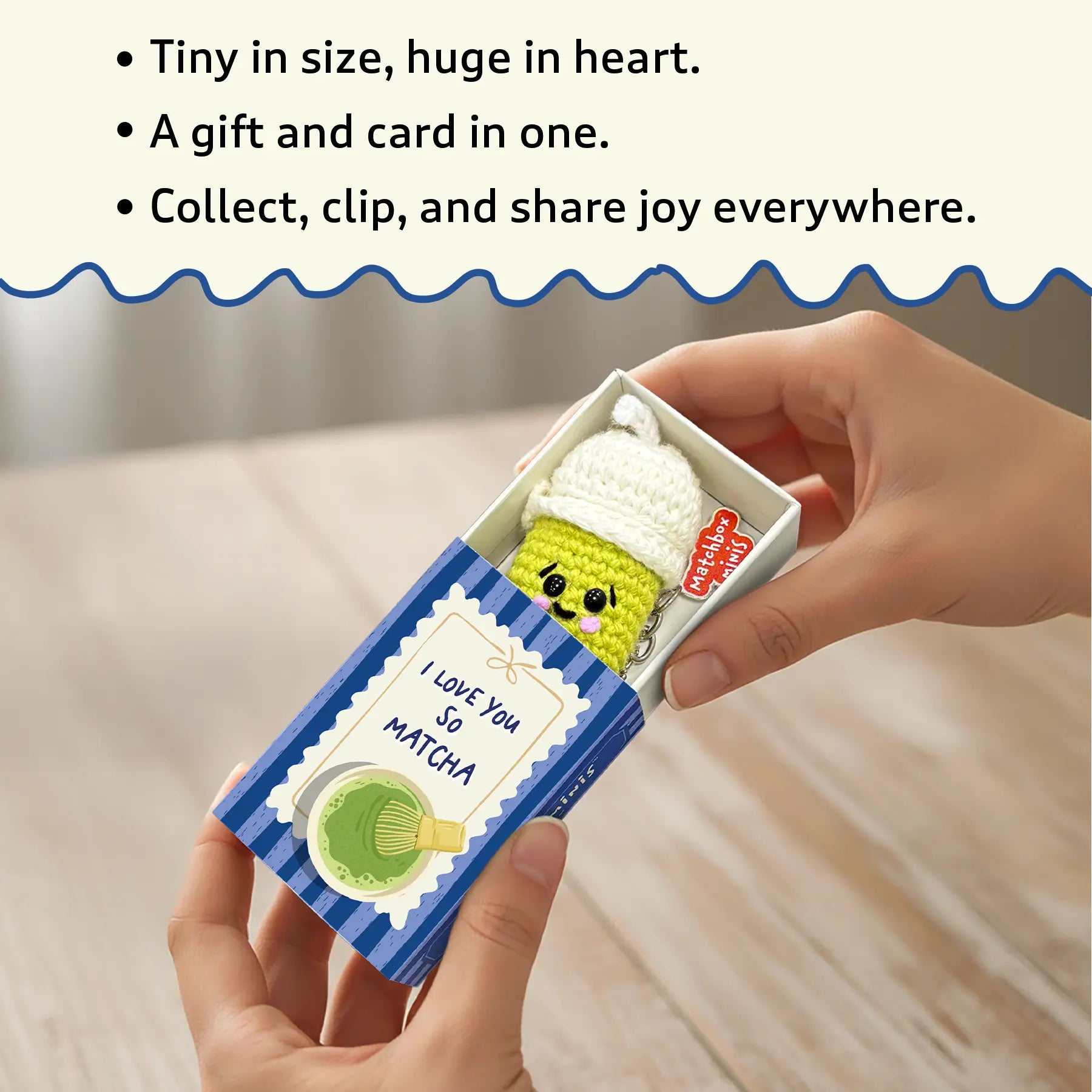 Matchbox Minis- Matcha Keychain