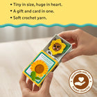 Matchbox Minis – Sunflower Crochet Keychain