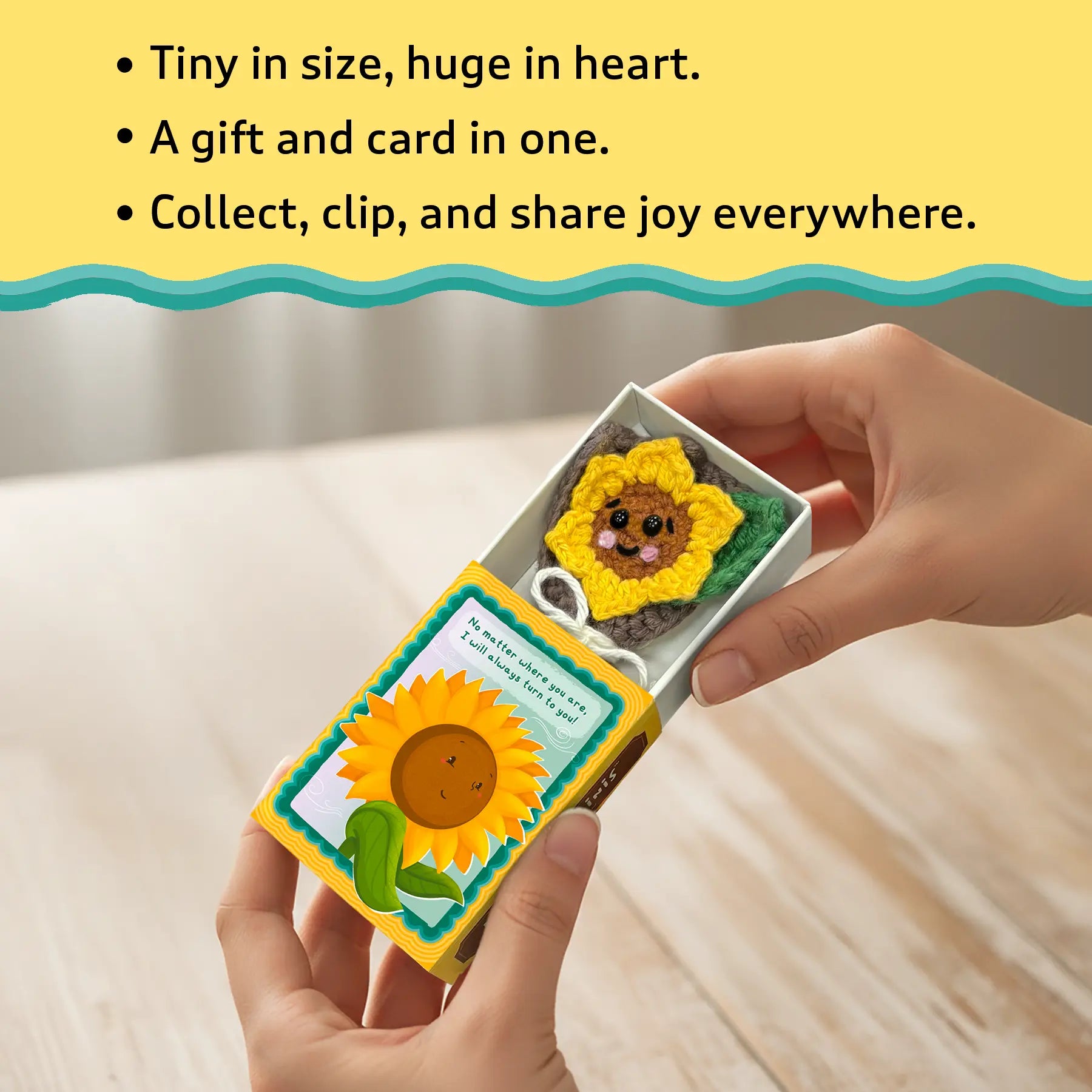 Matchbox Minis – Sunflower Keychain