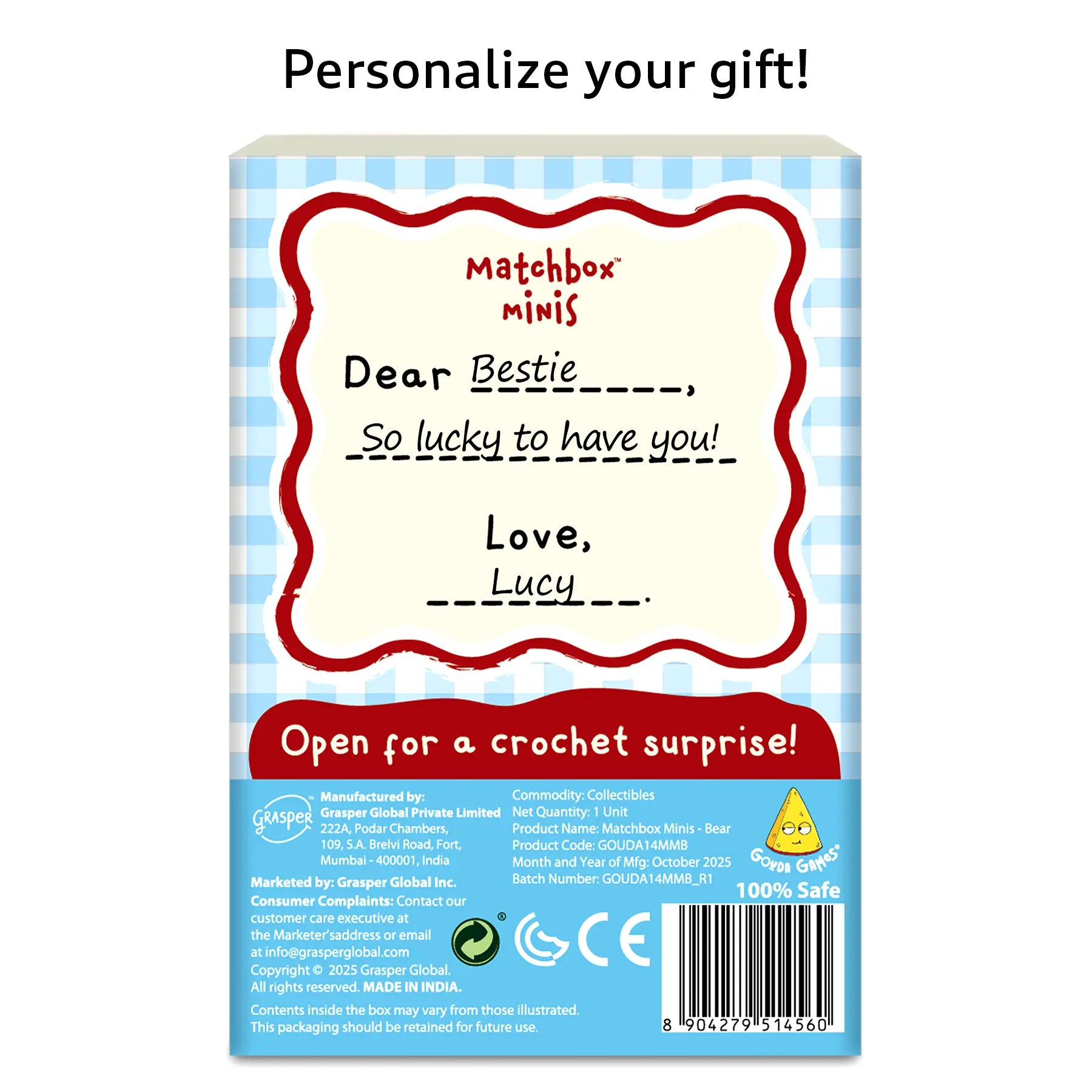 Matchbox Minis - Bear Keychain