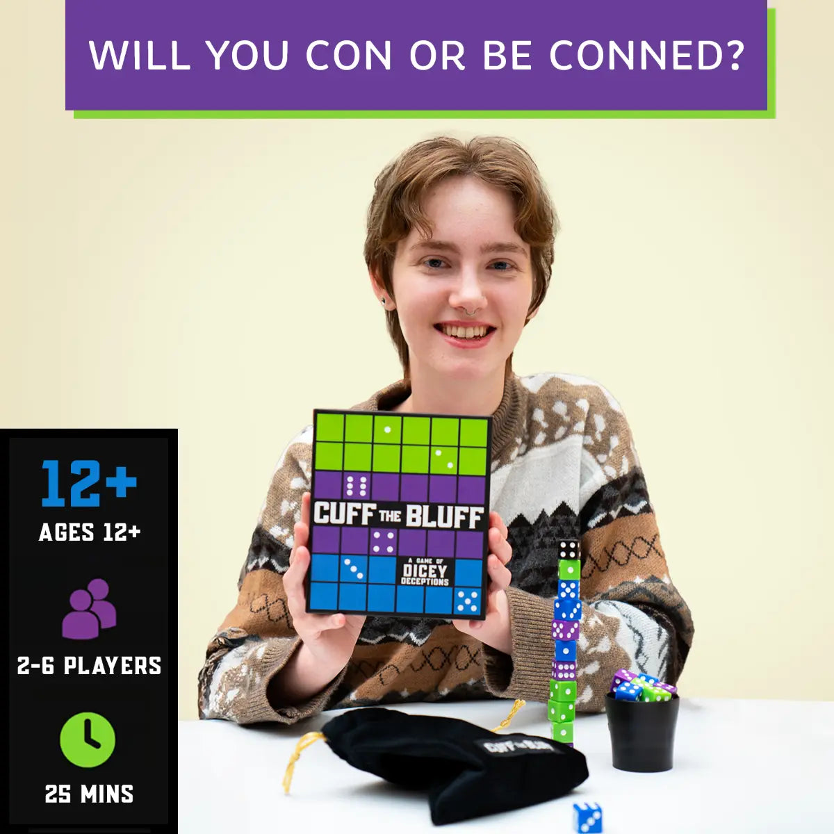 Cuff the Bluff - The Ultimate Deception & Dice Game