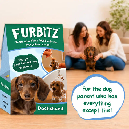 Furbitz - Dachshund Fur Keepsake Keychain