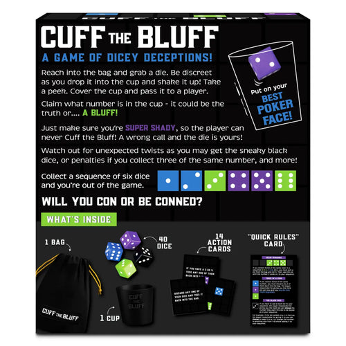 Cuff the Bluff - The Ultimate Deception & Dice Game