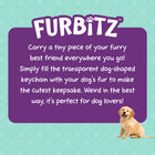 Furbitz  - Golden Retriever & Labrador Fur Keepsake Keychain