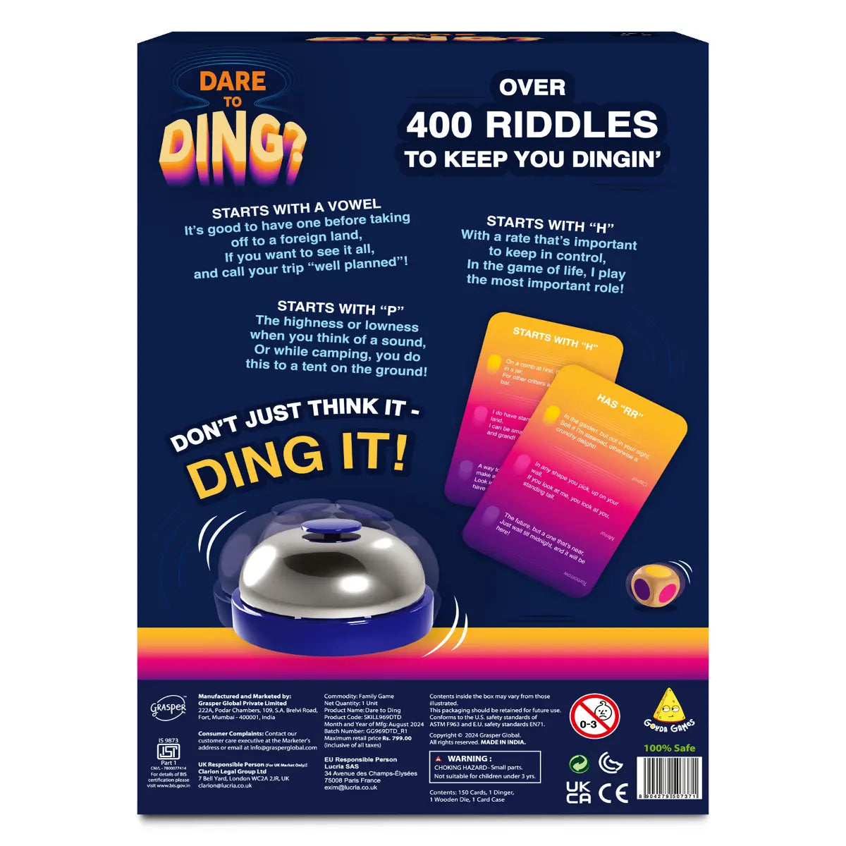 Dare to Ding - Lightning-Fast Riddle Racing Game