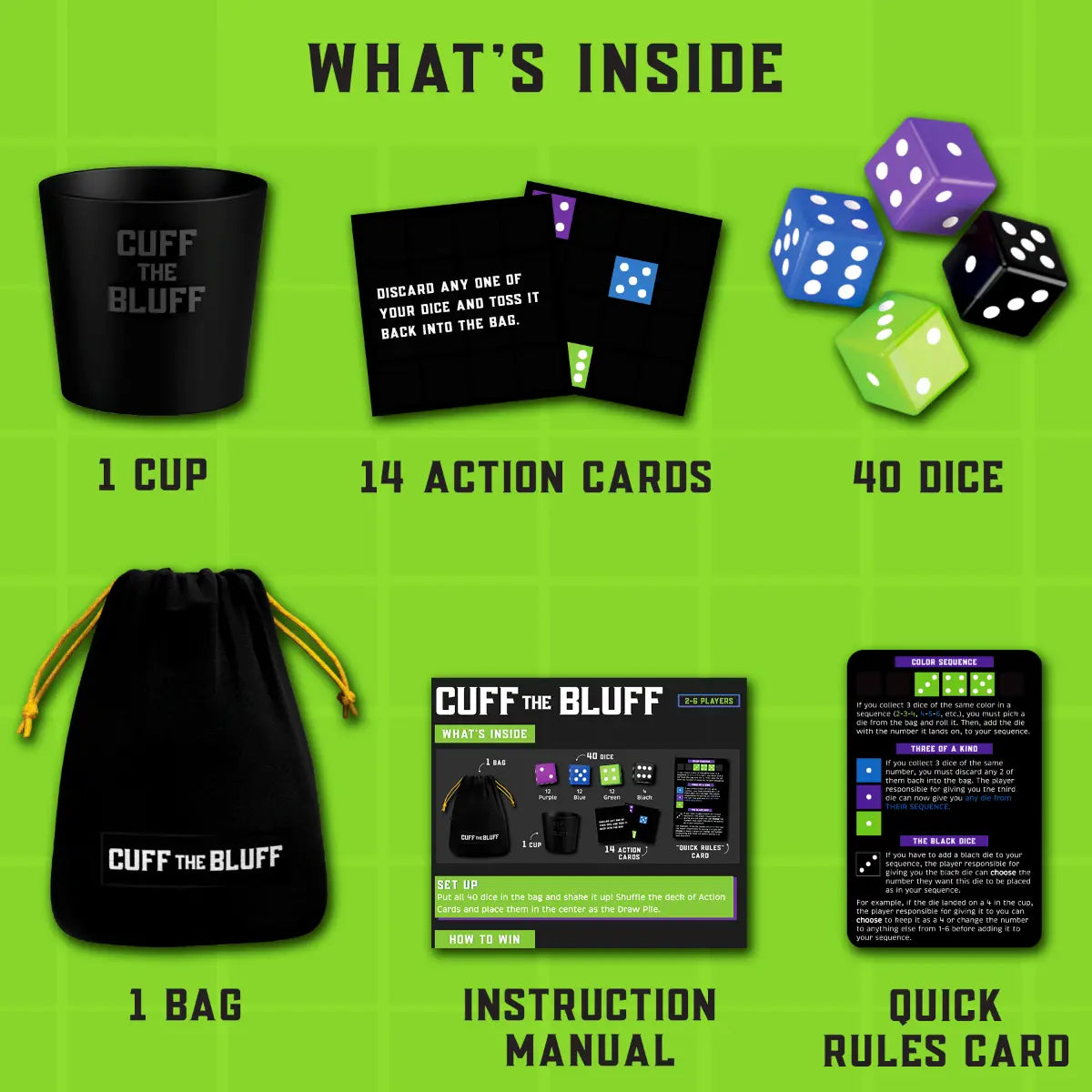 Cuff the Bluff - The Ultimate Deception & Dice Game
