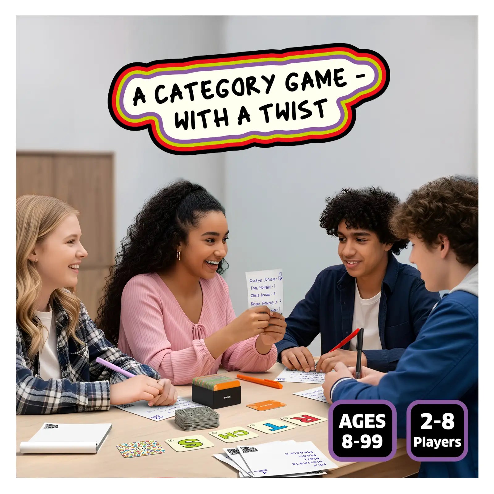 First to 5! - Lightning-Fast Category Challenge Game