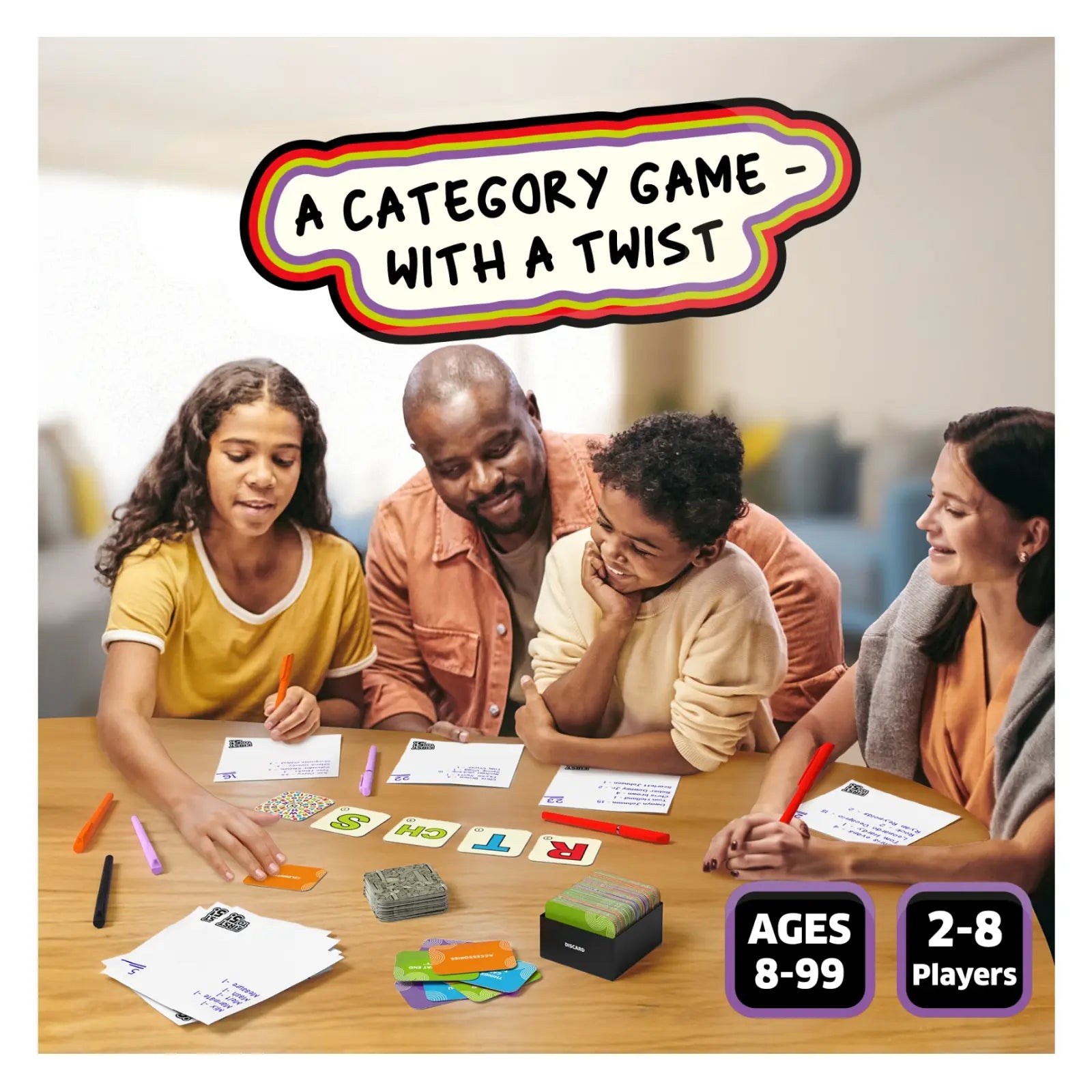 First to 5! - Lightning-Fast Category Challenge Game