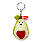 Matchbox Minis - Avocado Crochet Keychain