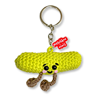 Matchbox Minis - Dill (Pickle) Crochet Keychain
