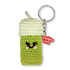 Matchbox Minis- Matcha Crochet Keychain